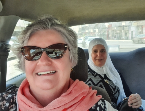Catching a Taxi in Amman, Jordan.